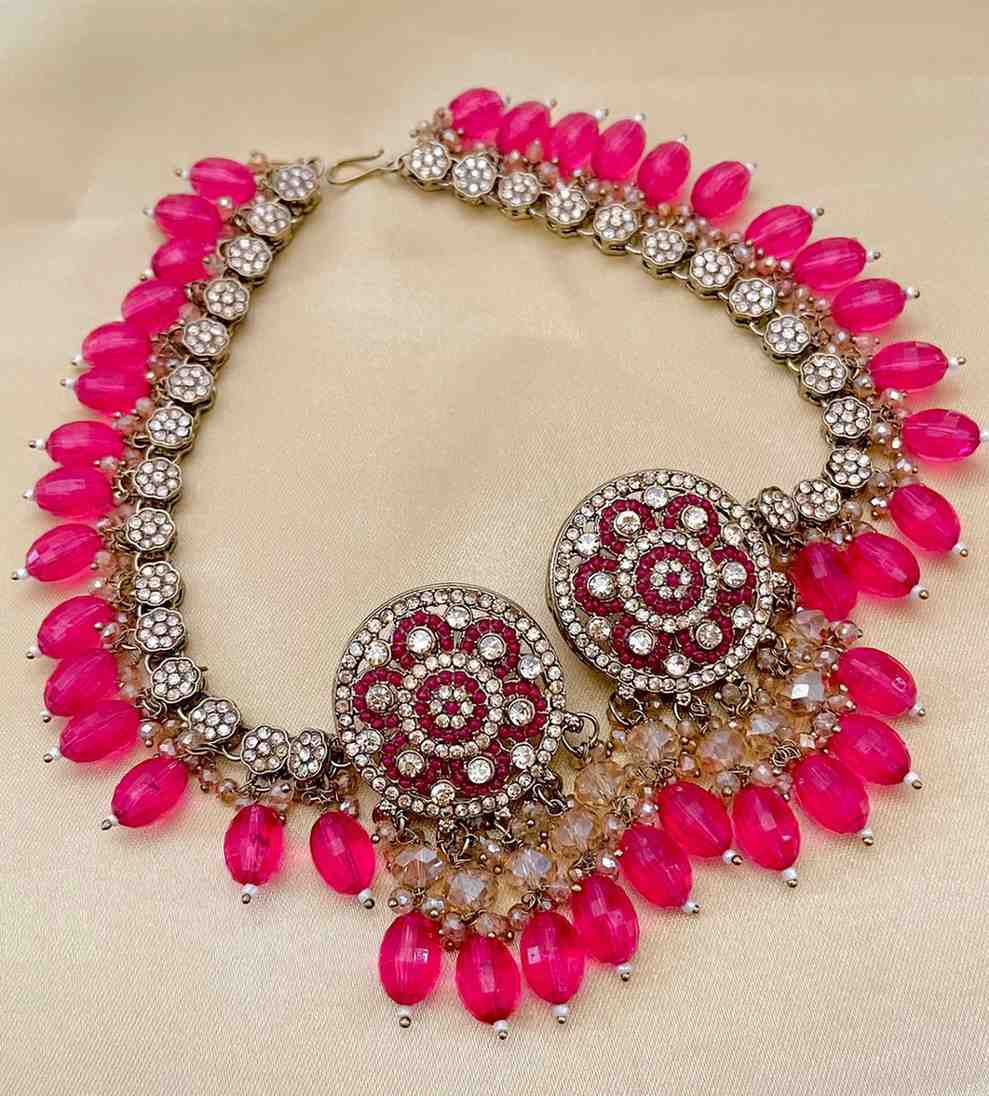 Beautiful Premium Quality Reverse Ad Stone Work Pakistani Shara Earrings....